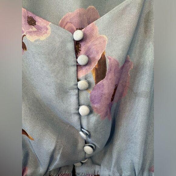 NWOT*** Intermix Adelaide Blouse Romantic Floral Size M - Picture 9 of 12